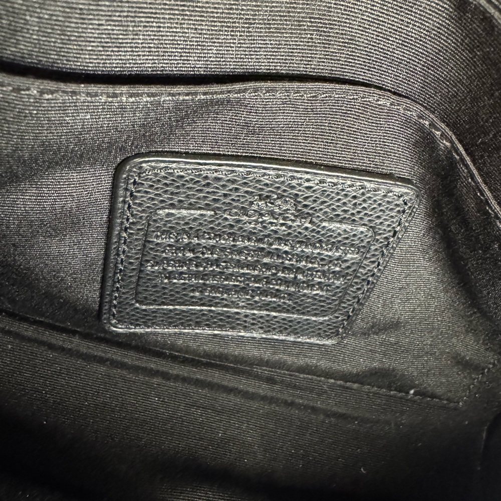 EUC COACH STAR CANYON Black shoulder bag/missing strap - Picture 7 of 7